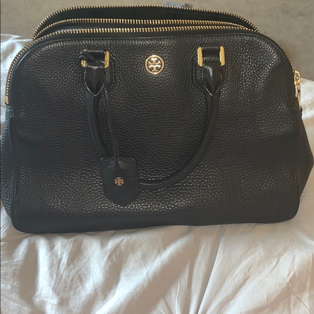 Tory Burch  Black Leather Handbag